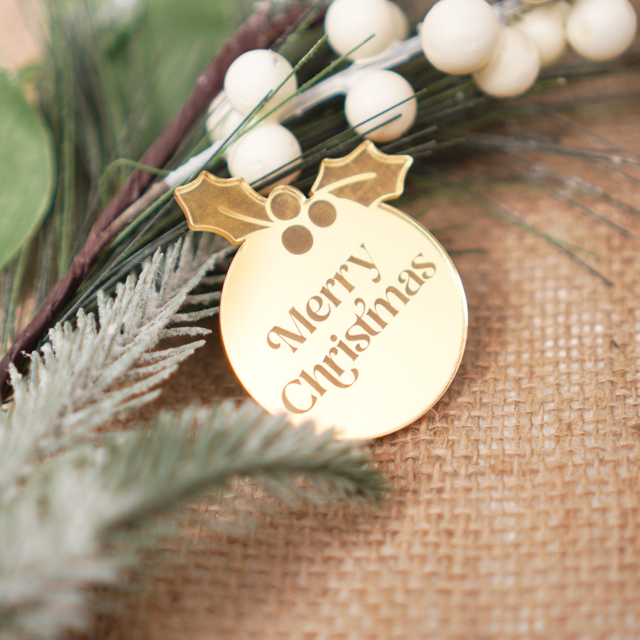 Christmas cupcake toppers