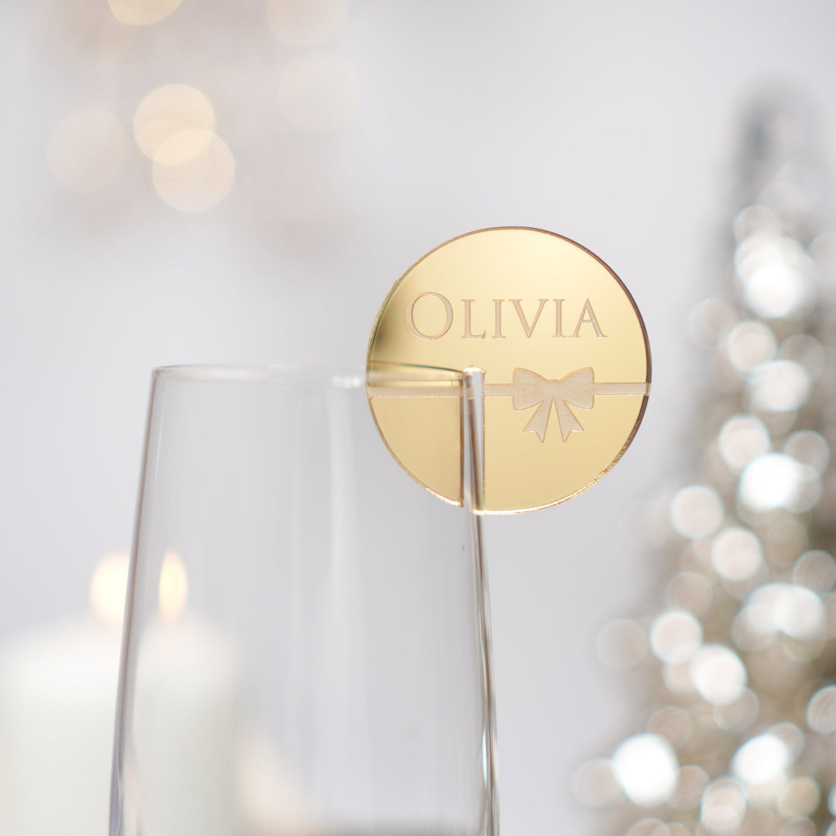 Christmas dinnert party tags