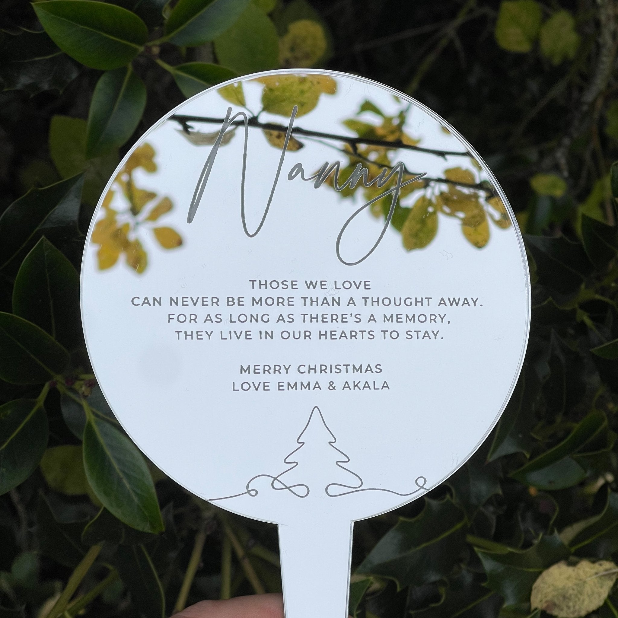 Christmas Grave Ornament