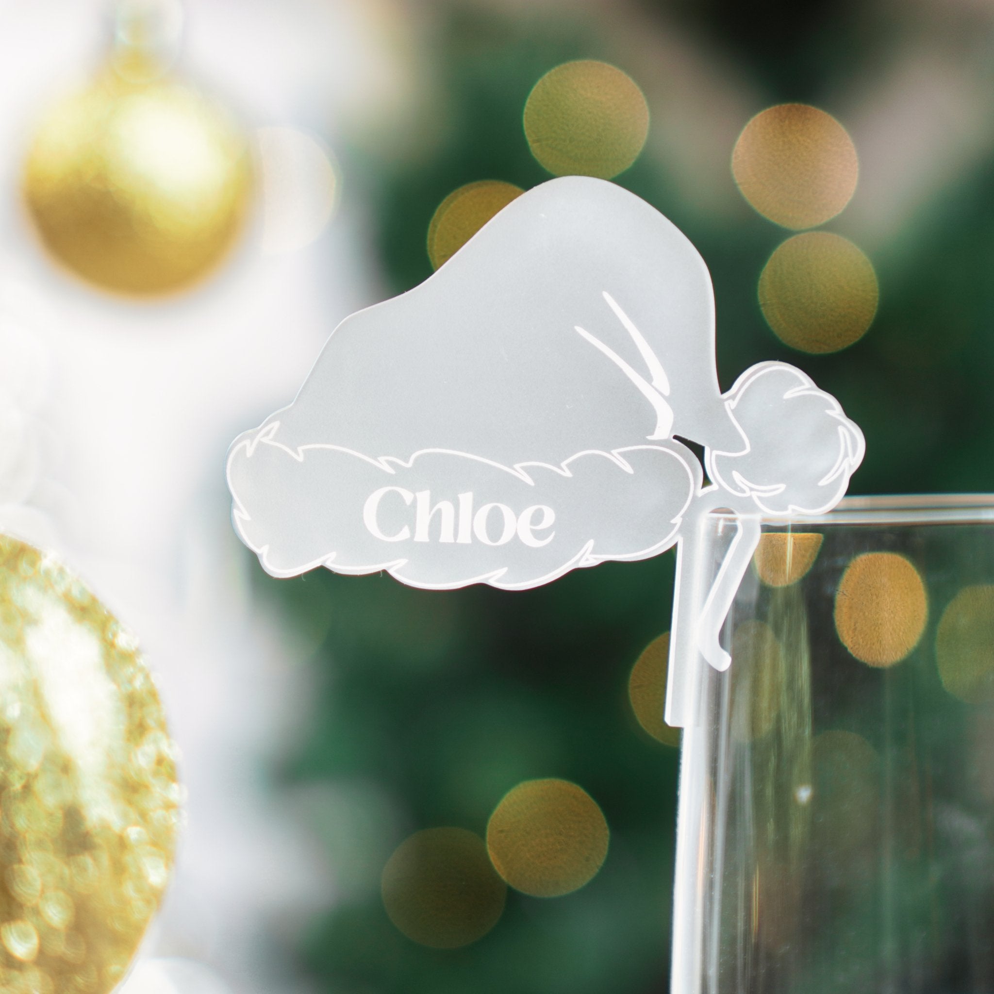 Personalised Christmas Drink Tag