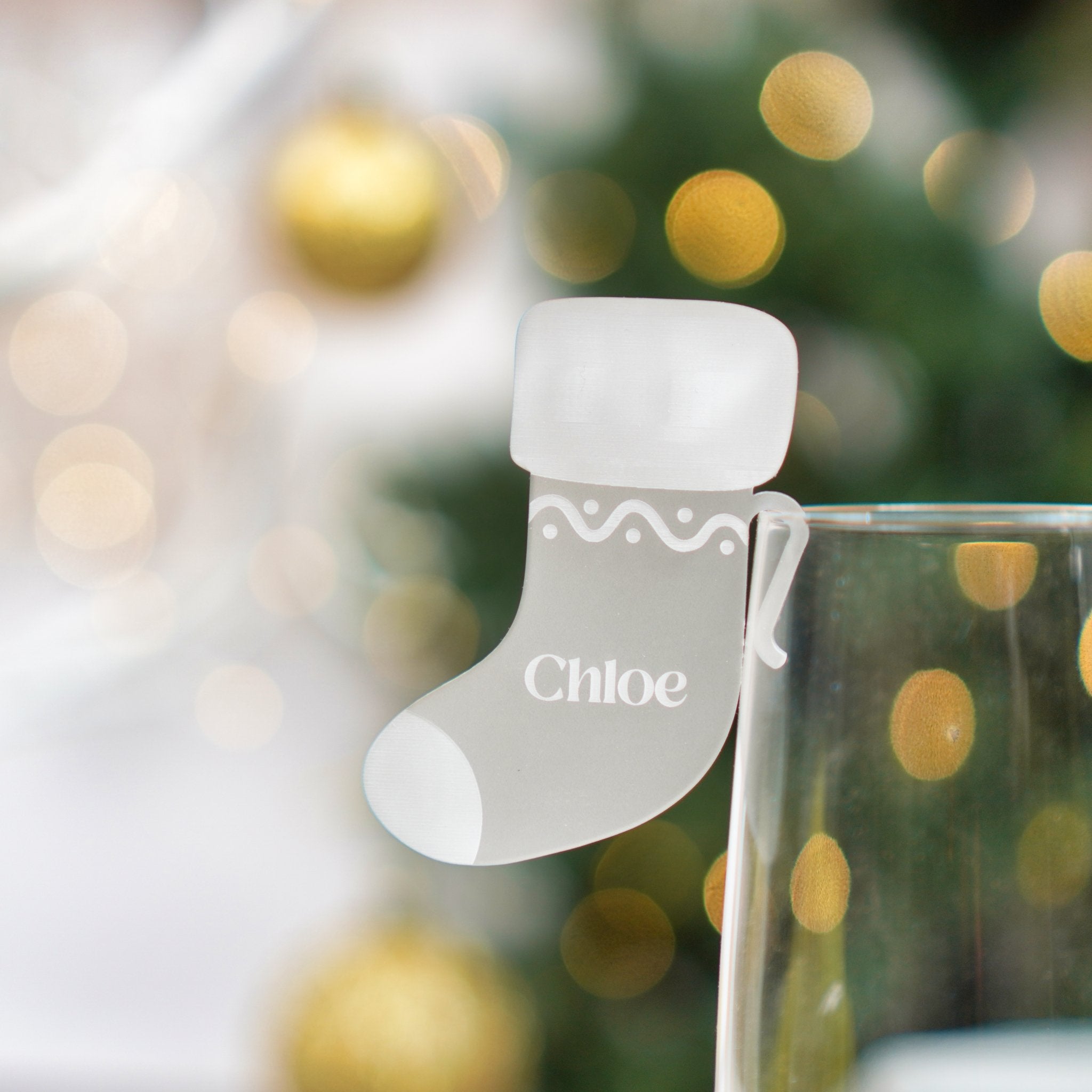 Christmas Stocking drink charm