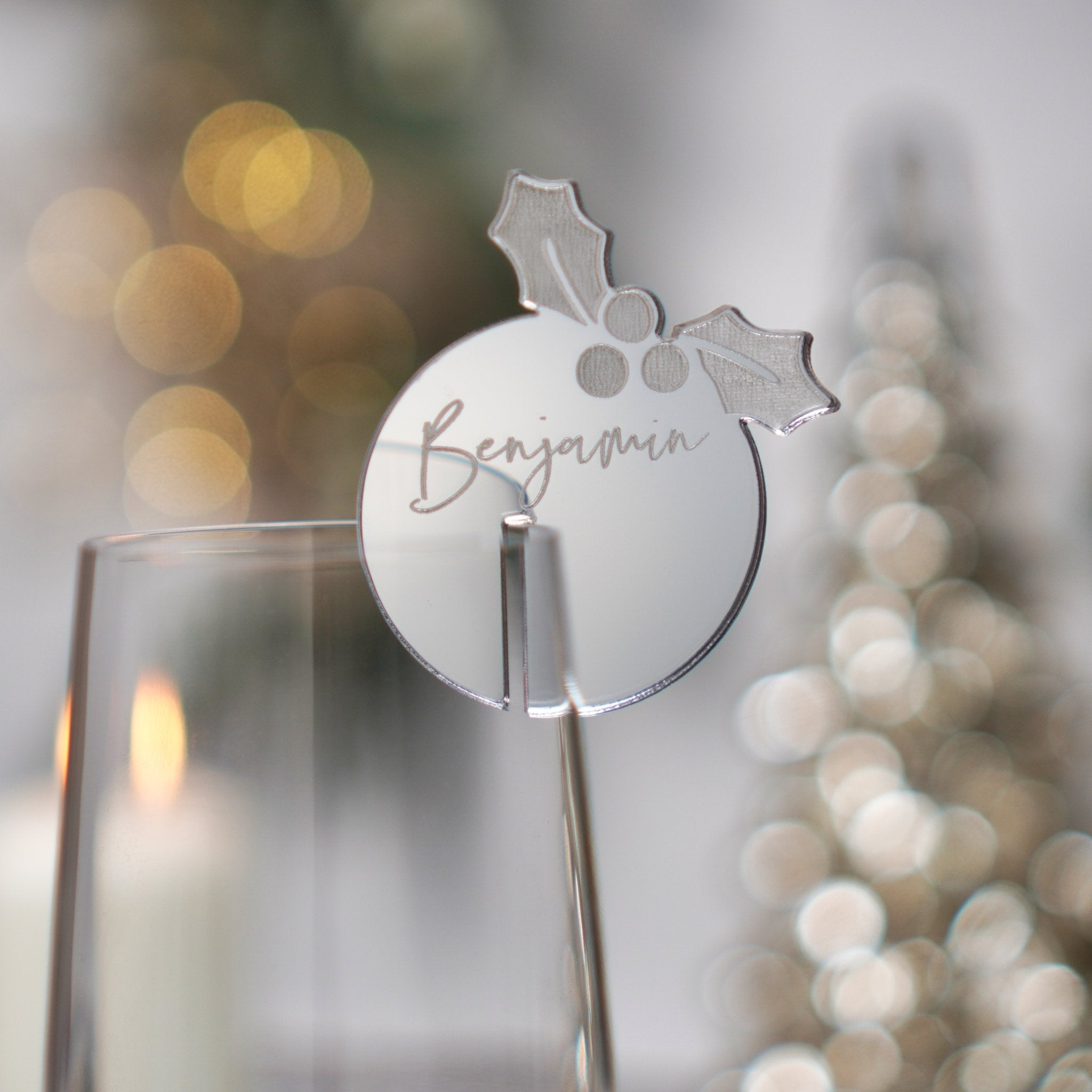 Personalised Christmas Name Cards