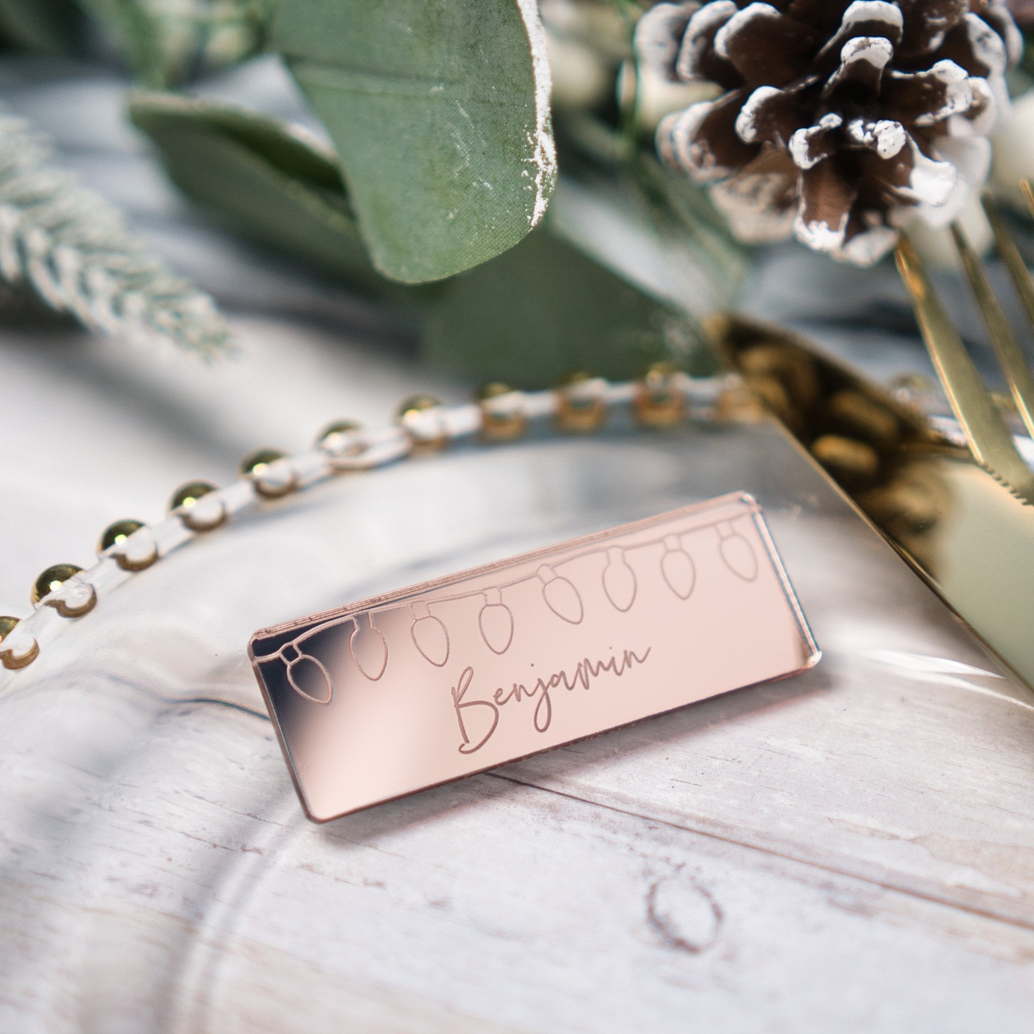 Christmas place setting