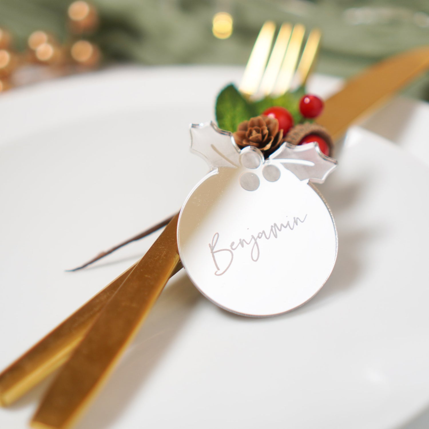 Christmas Place Name Settings