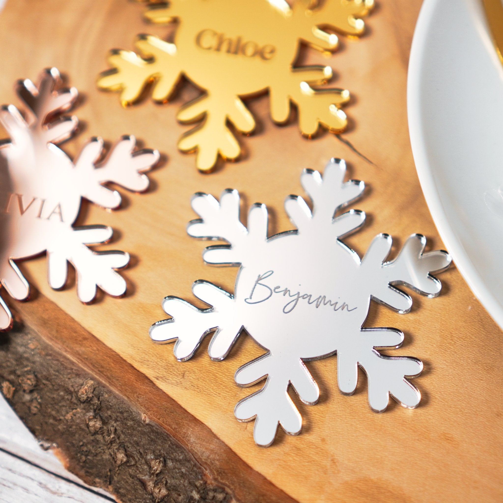 Personalised Christmas favours