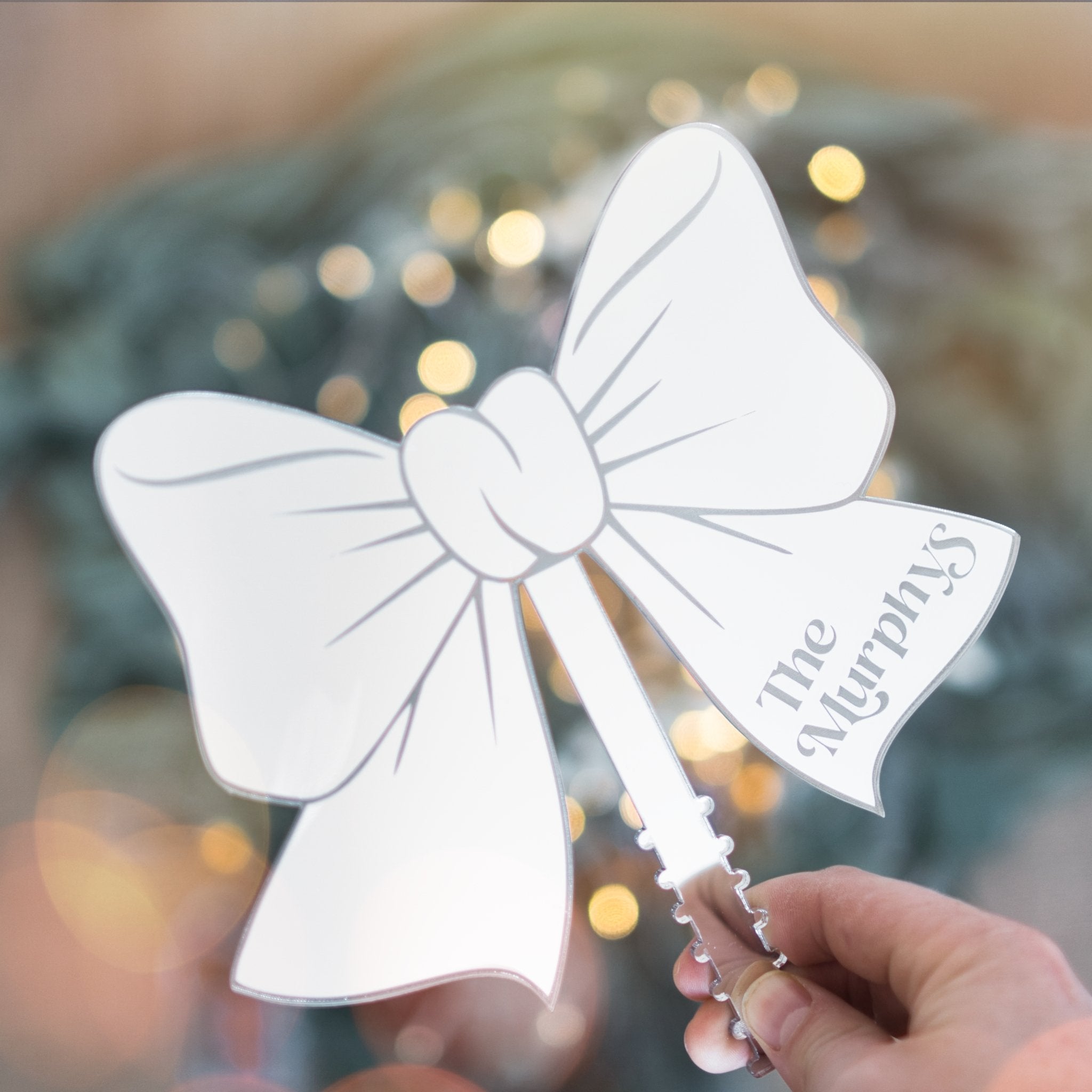 Christmas Tree Bow Topper