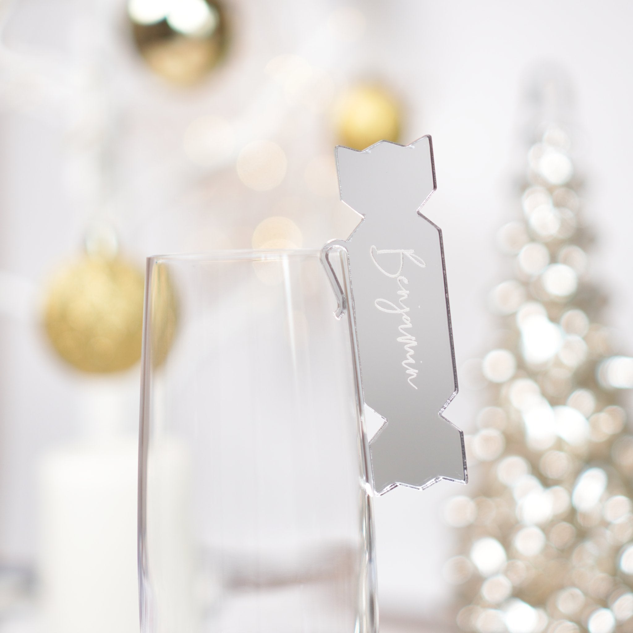 Christmas drink tags