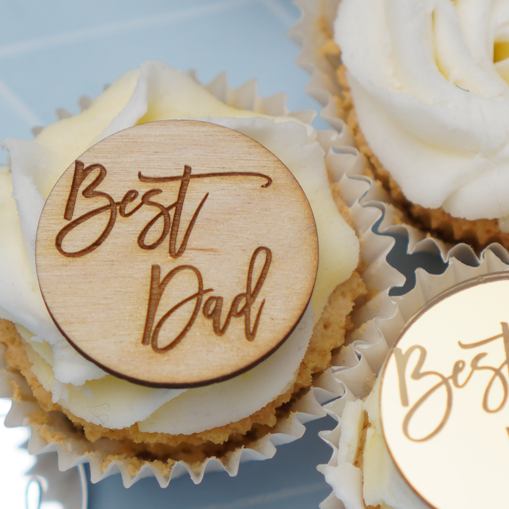 Best Dad Cake Discs or Gift Tags