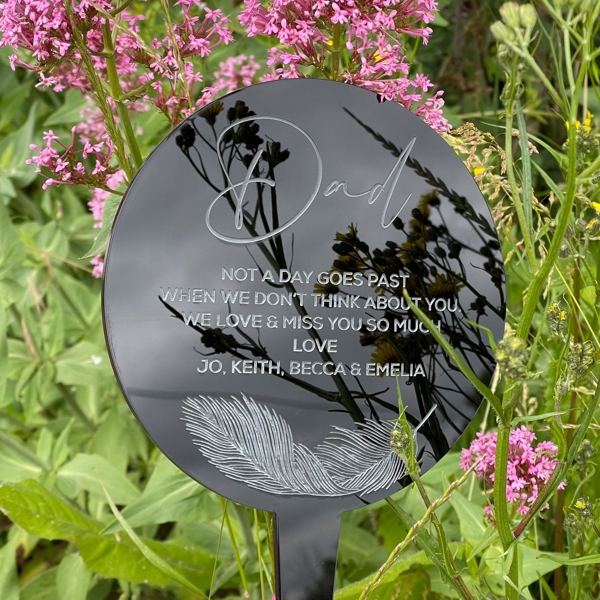 Personalised Cemetery Marker