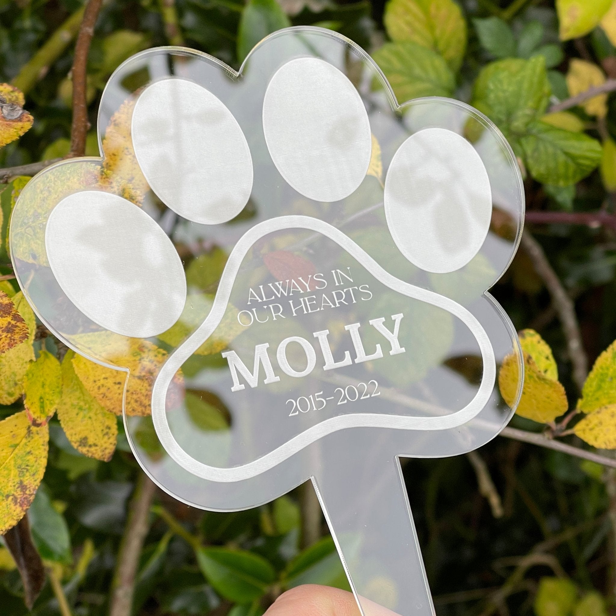 Personalised Pet Grave Ornament