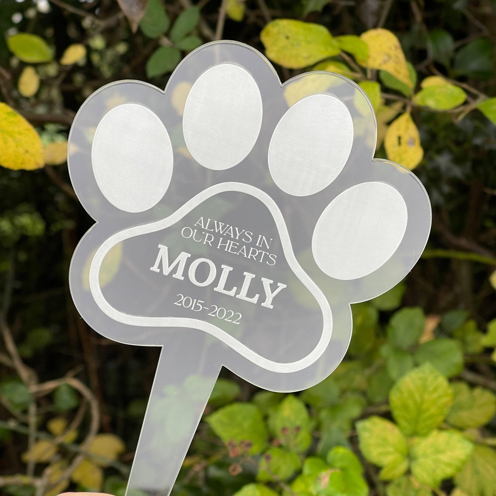 Dog memorial gift