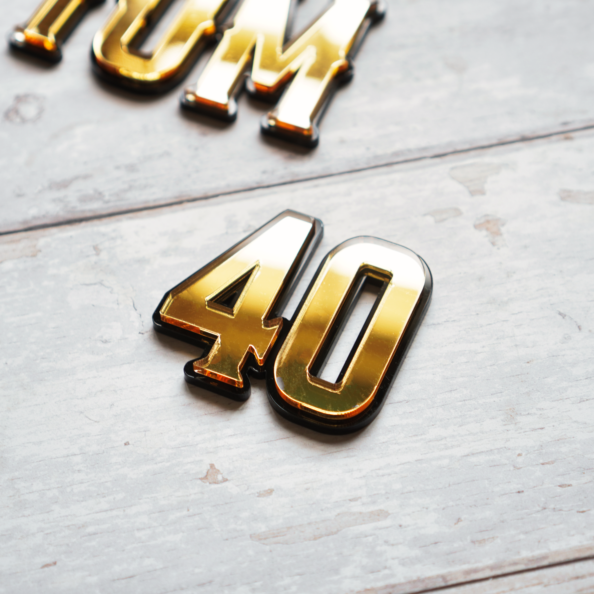 Birthday Name & Number Cake Topper
