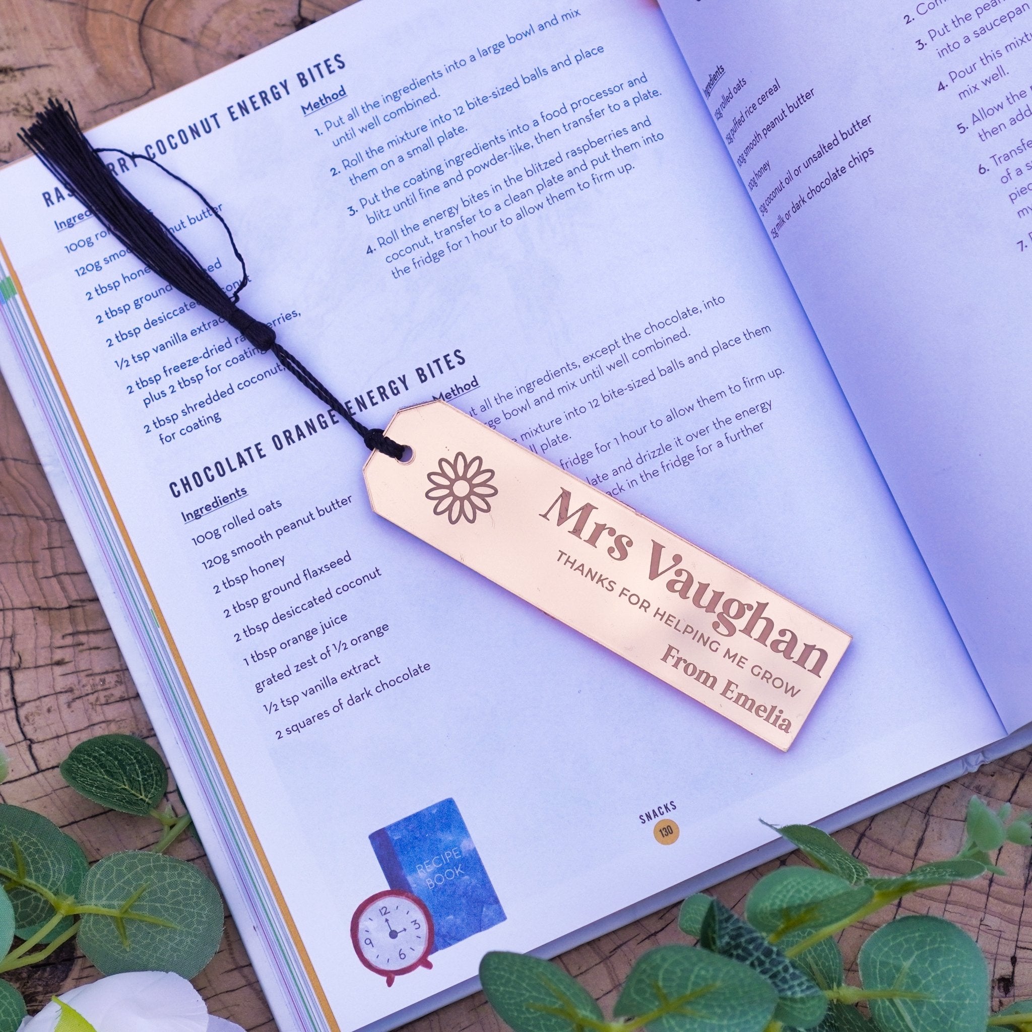 Thanks For Helping Me Grow Book Mark
