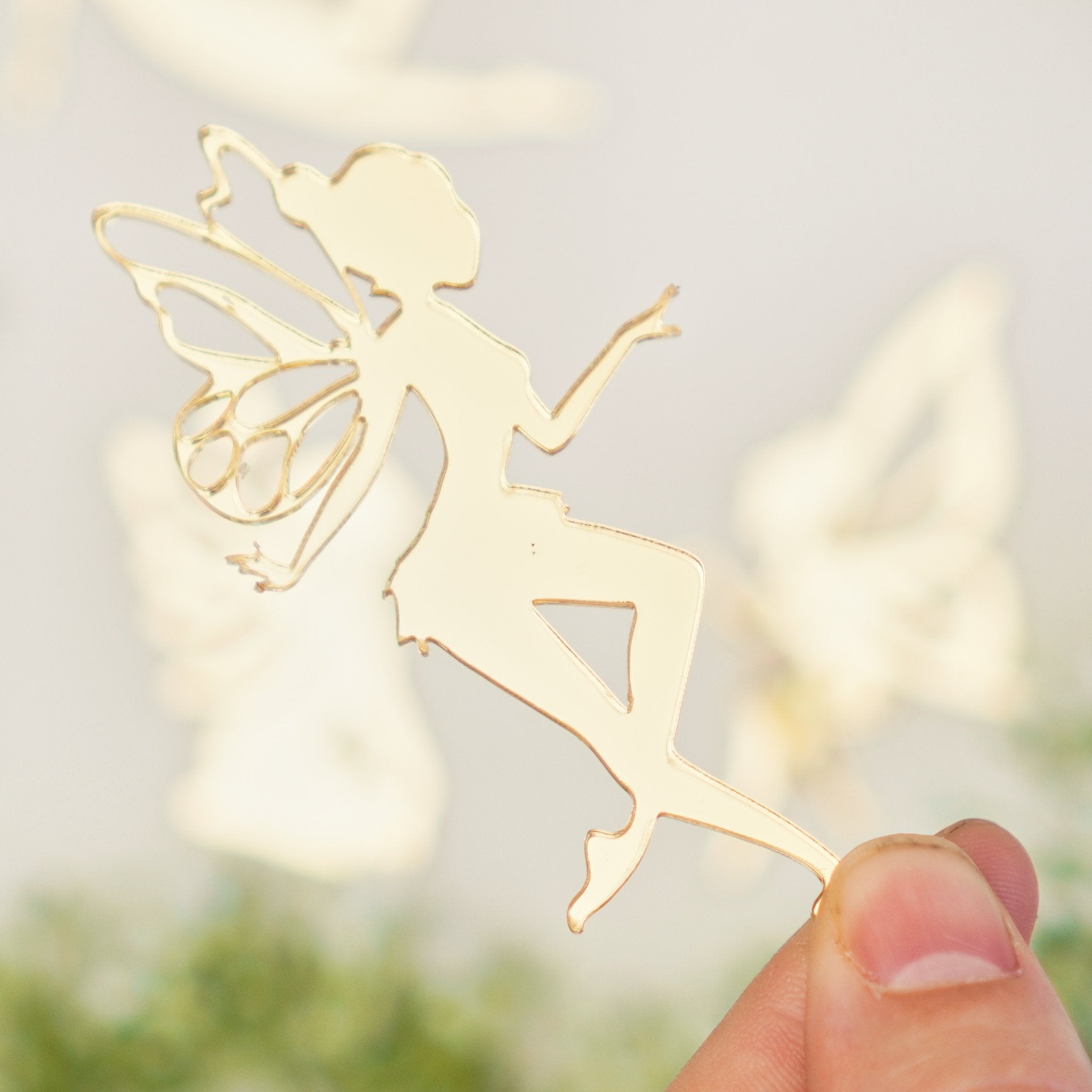 Fairy Cake Topper Acrylic Fairy Cake Charms