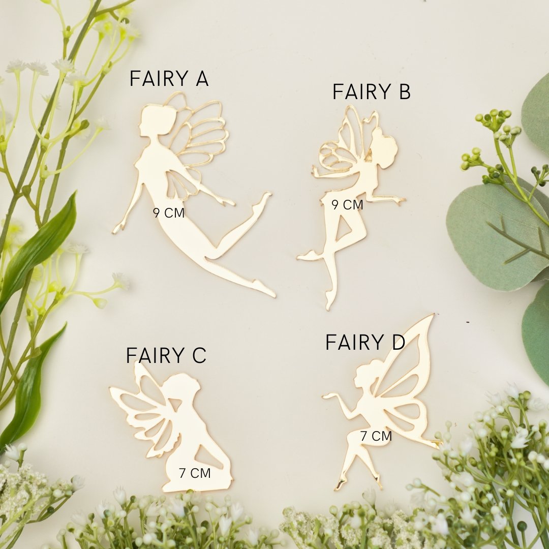 Fairy Cake Topper Acrylic Fairy Cake Charms