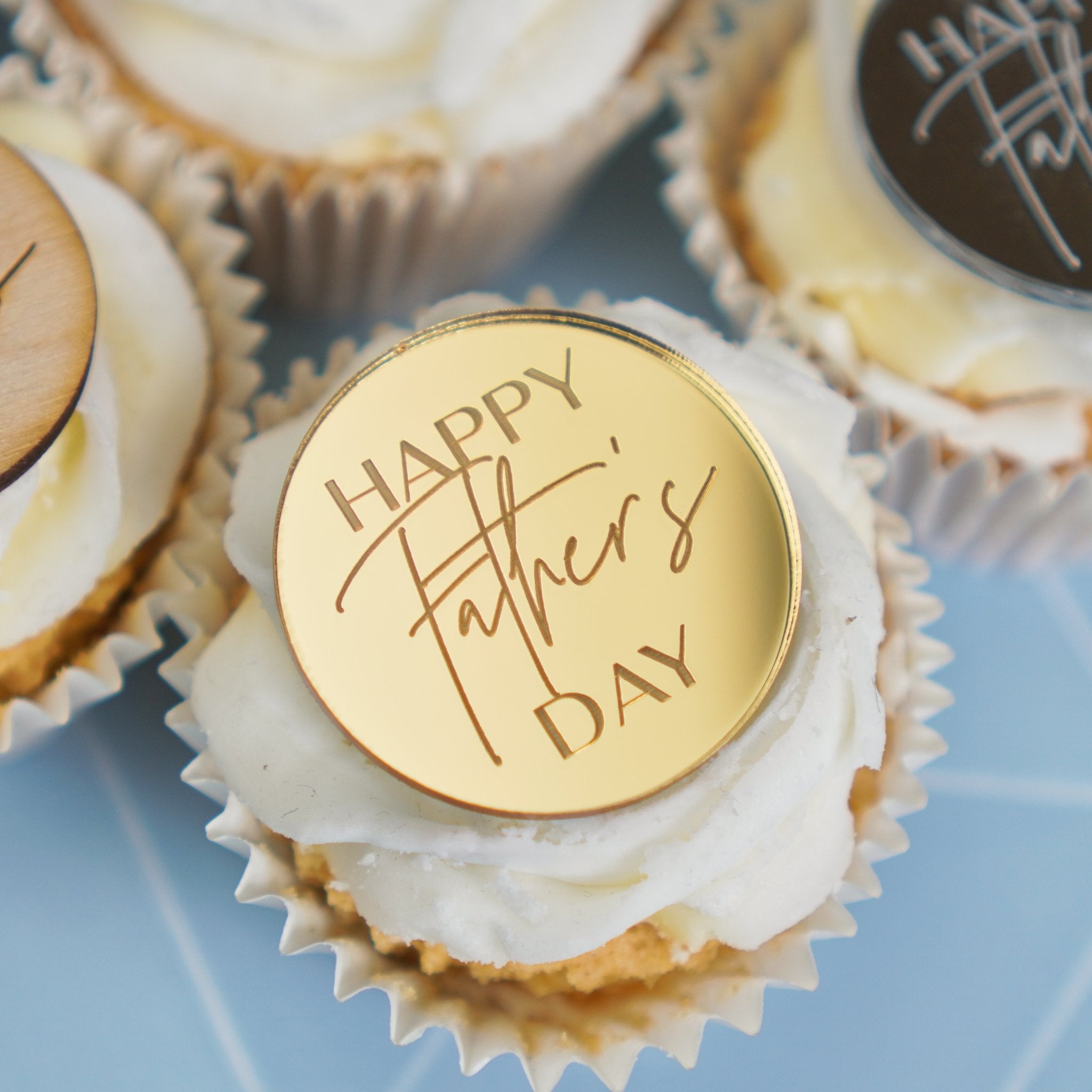 Happy Fathers Day Cupcake Toppers