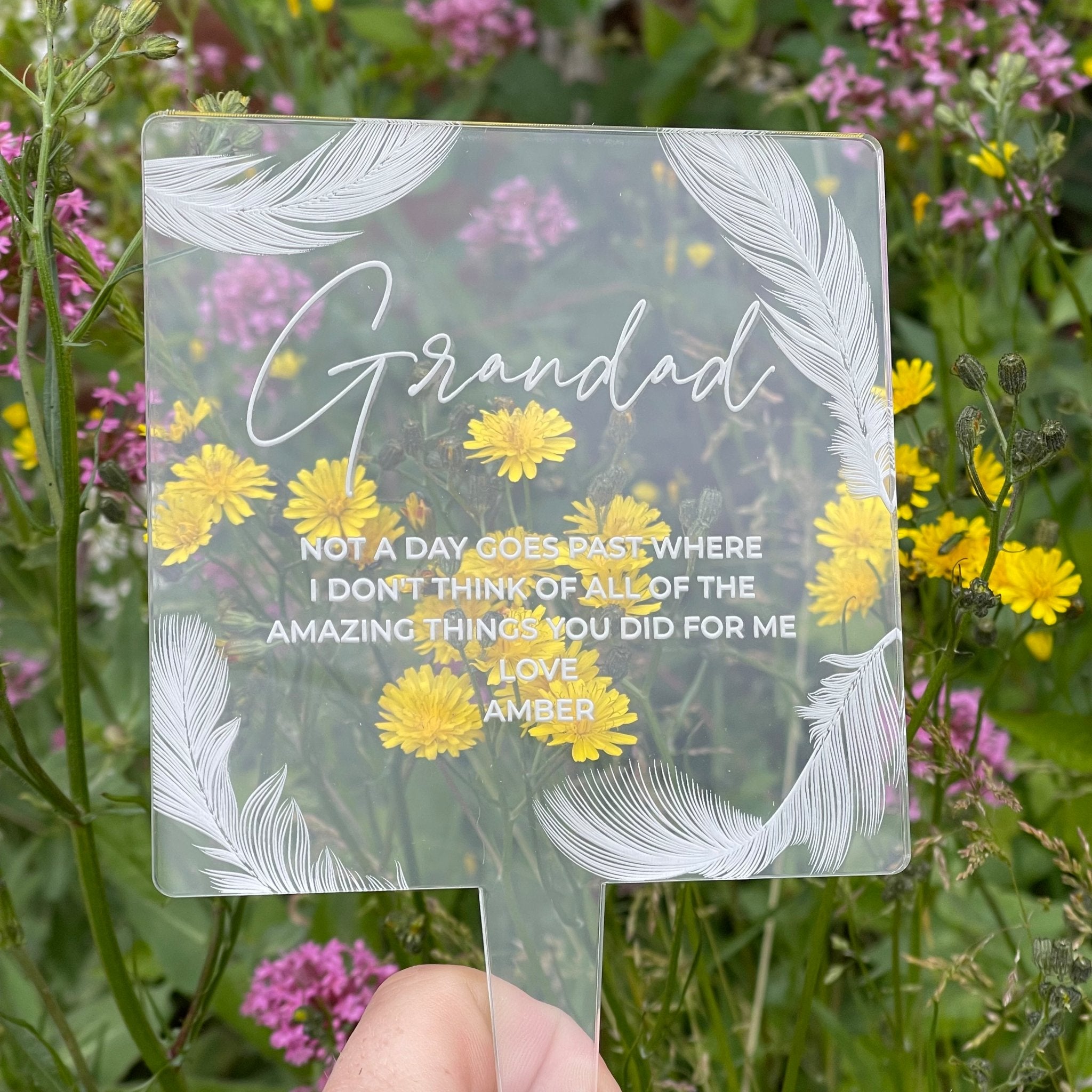 Personalised Grave Decoration