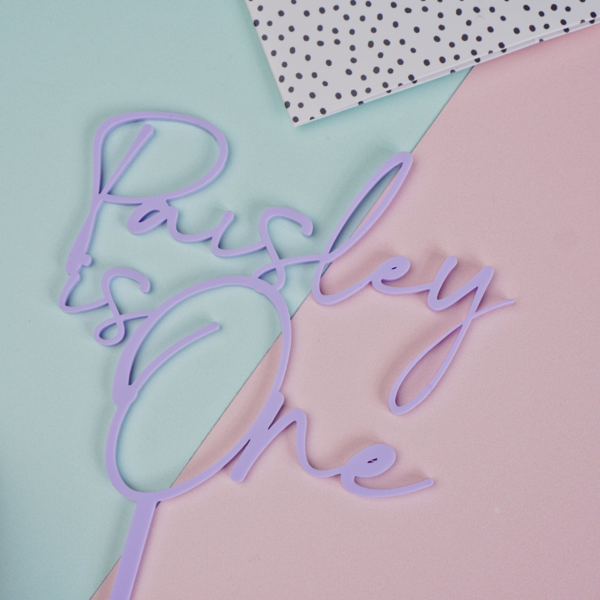 Custom 1st Birthday Cake Topper