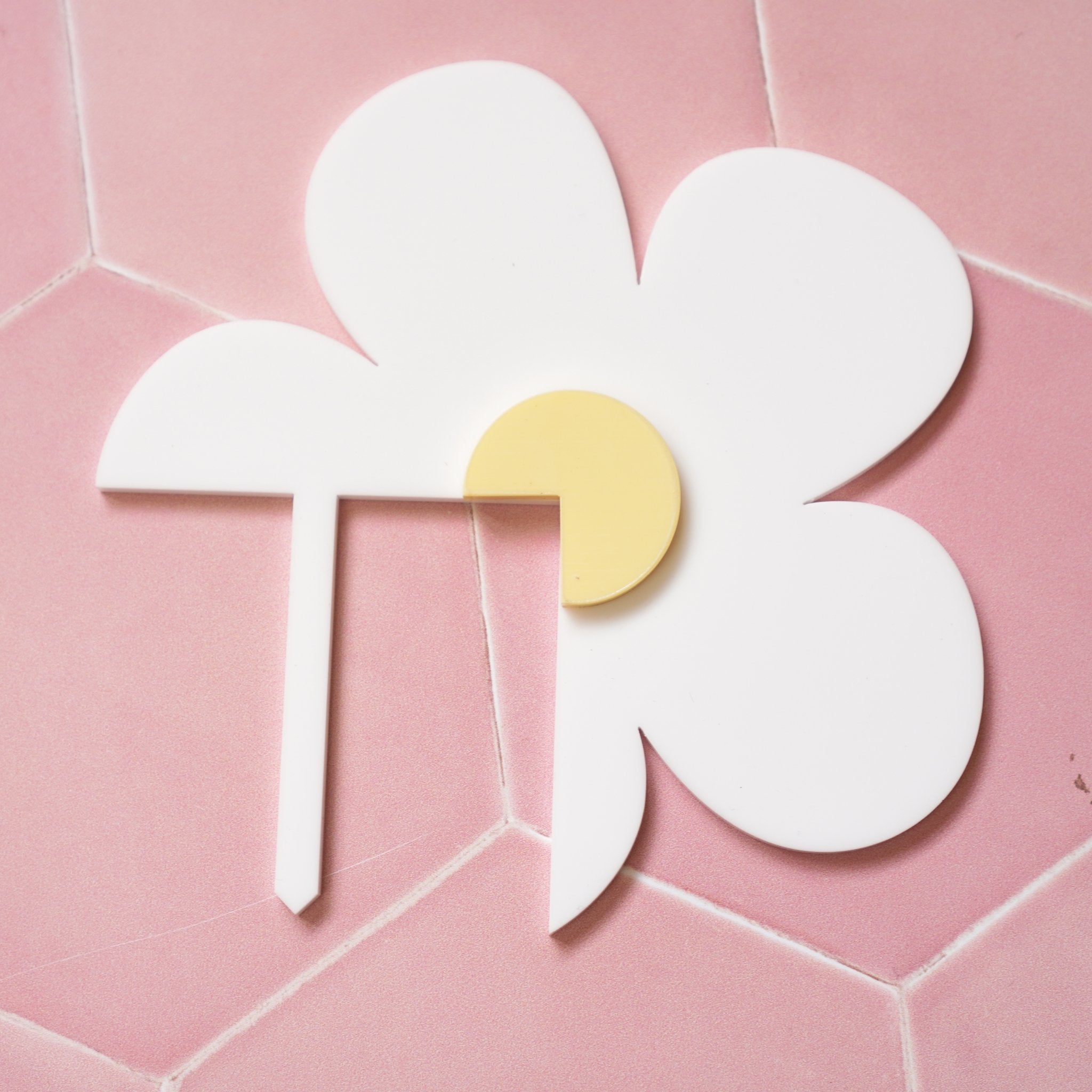 Flower cake topper