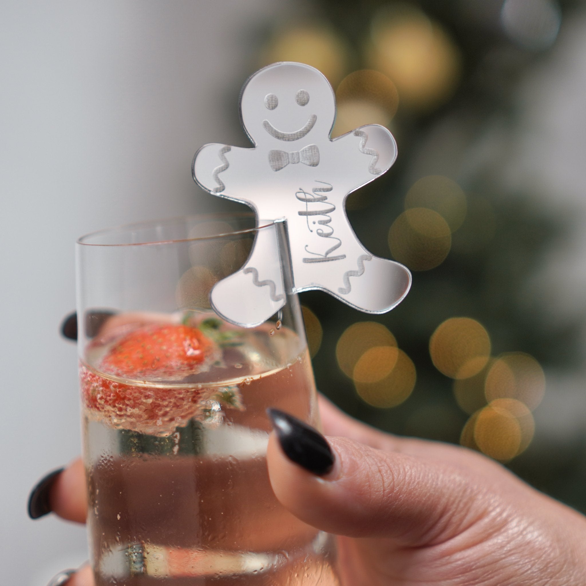 Personalised gingerbread man