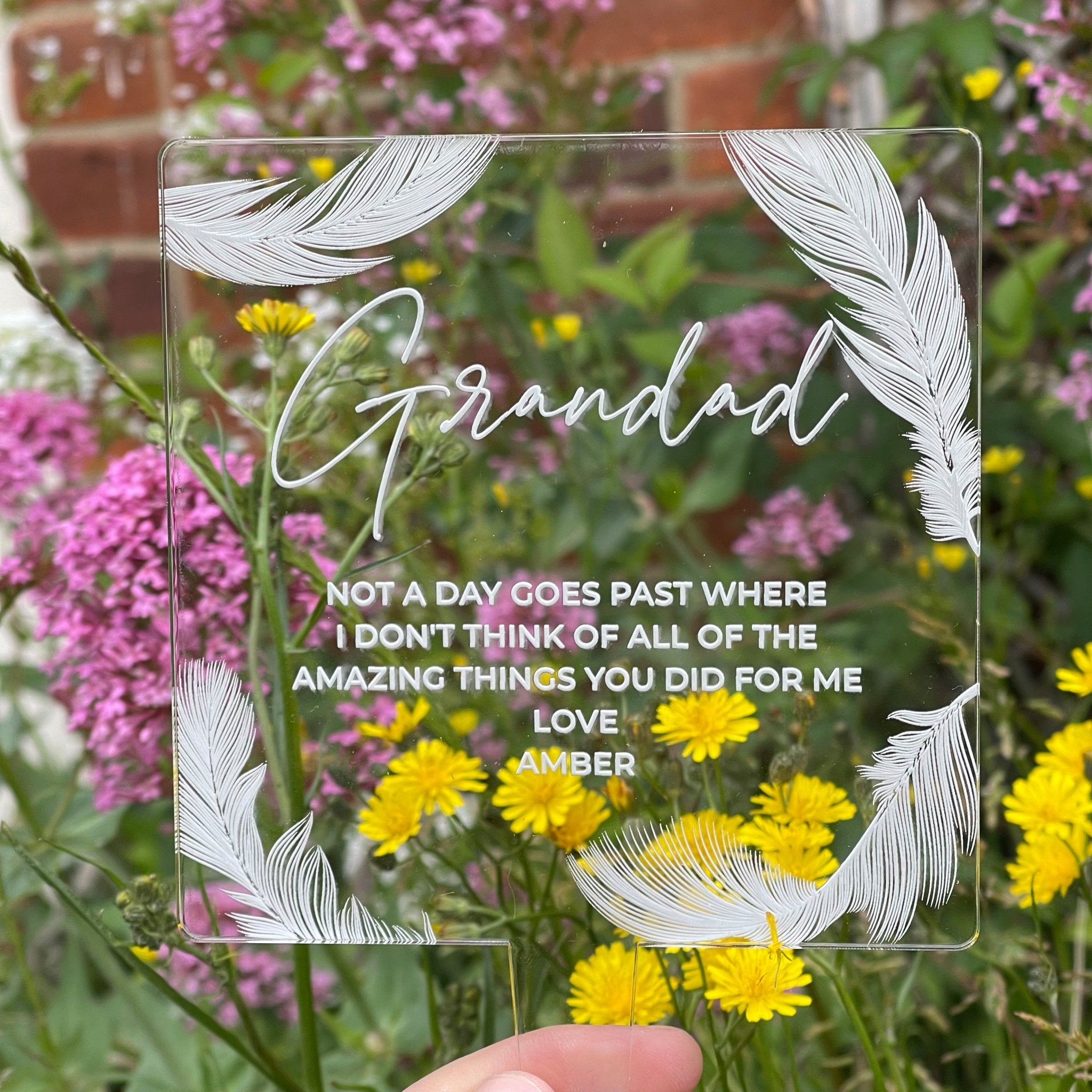 Custom Grave Decoration