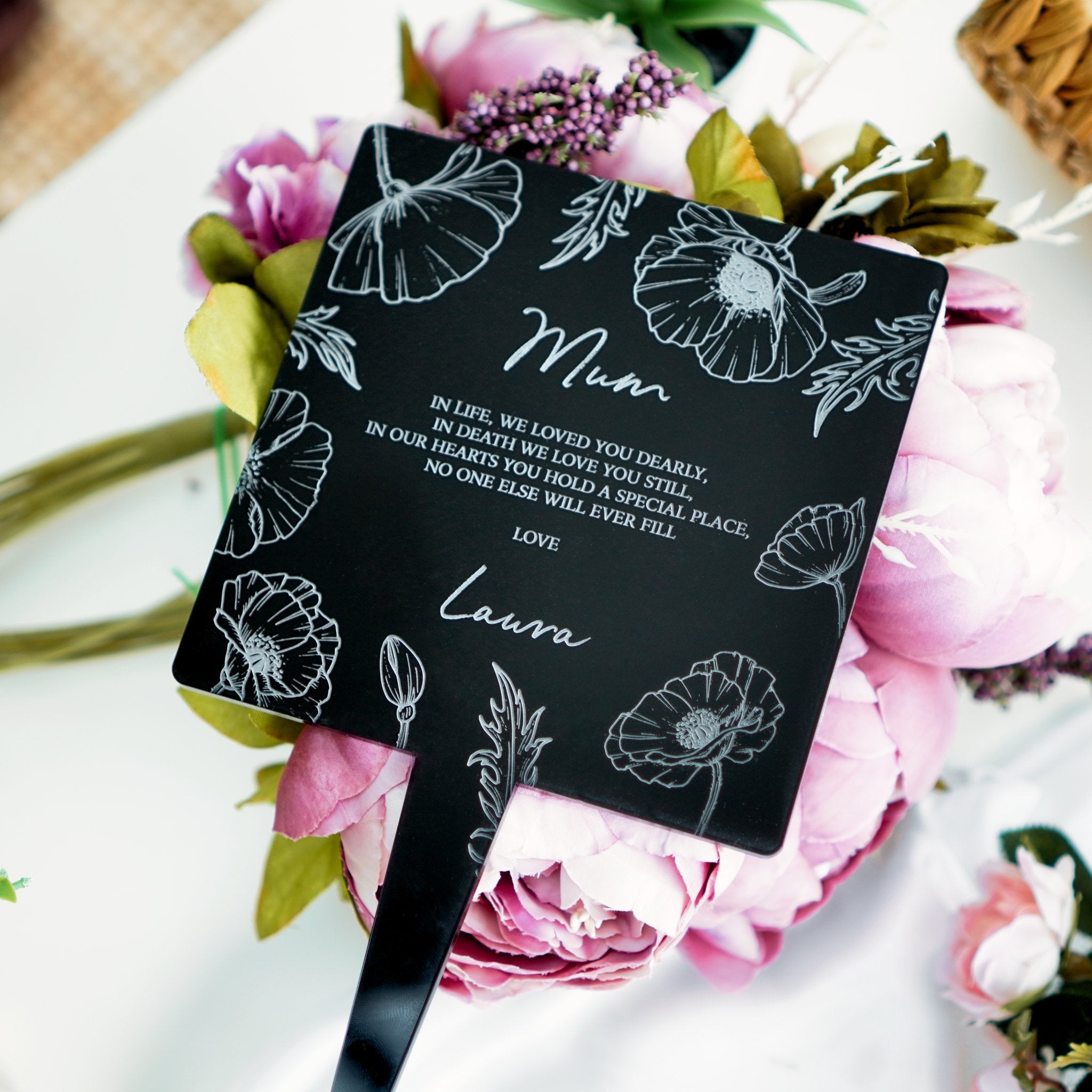 Personalised Grave Decoration