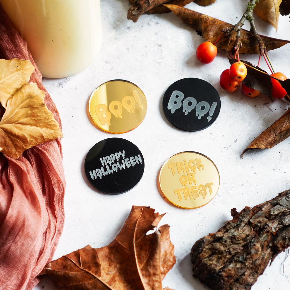 Halloween Tags Set of 3