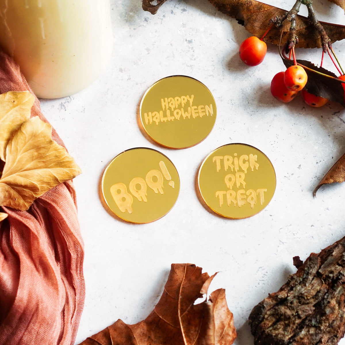 Halloween Tags Set of 3