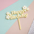Daisy Happy Birthday Cake Topper