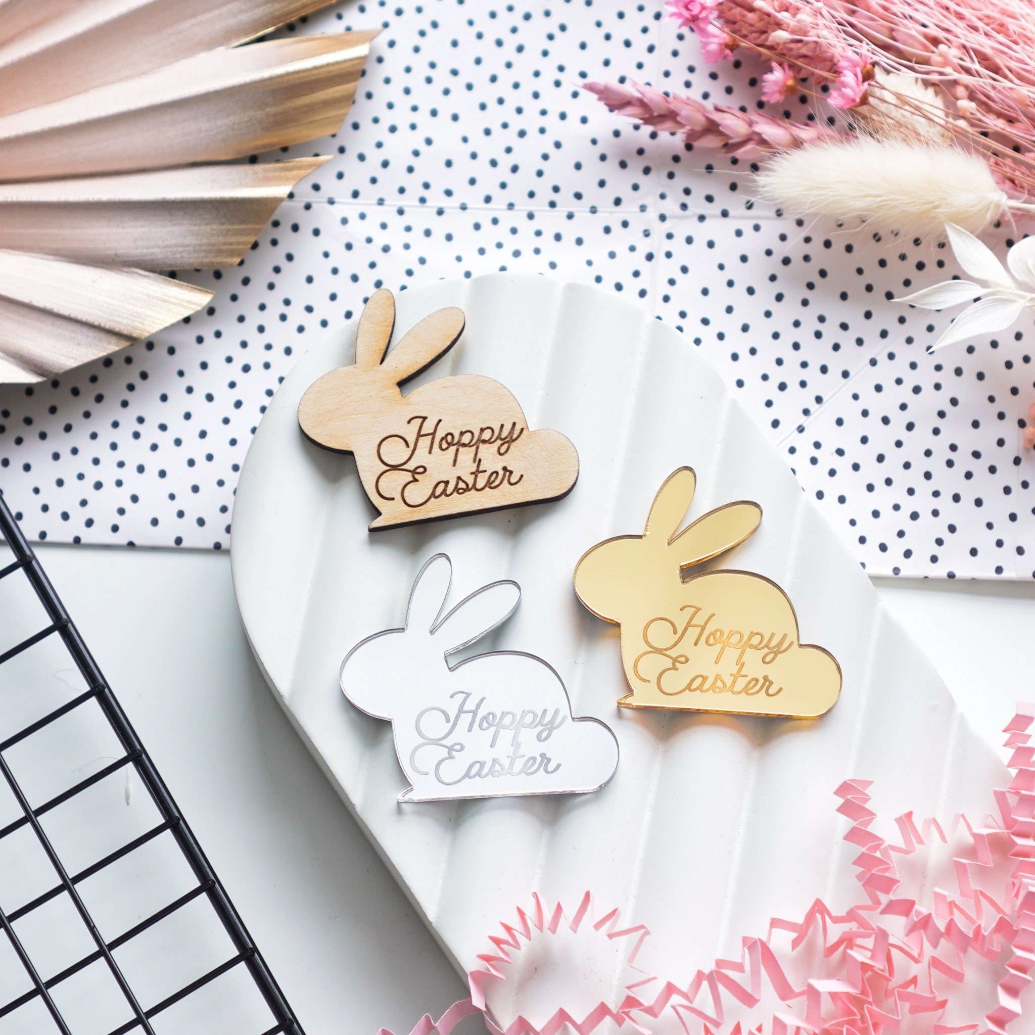 Happy Easter Cupcake Toppers