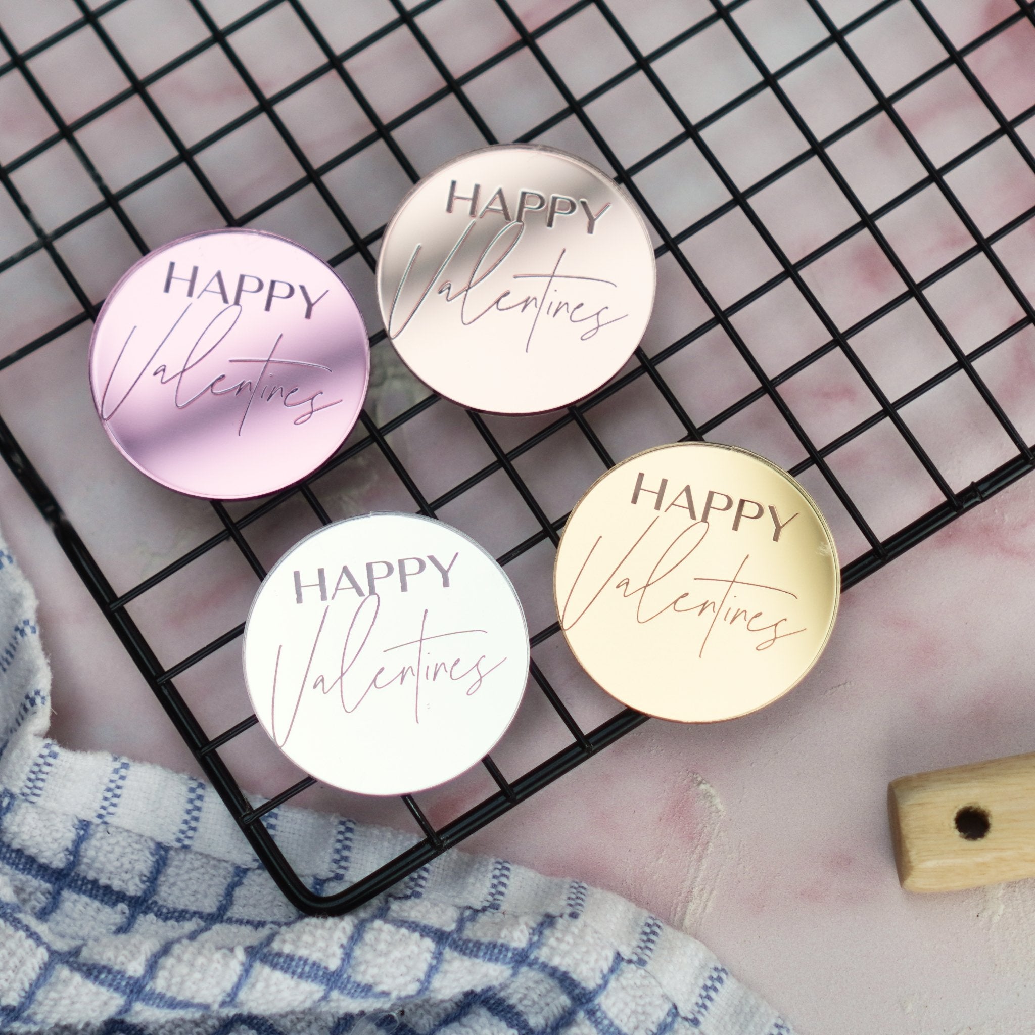 Happy Valentines Cake Charms