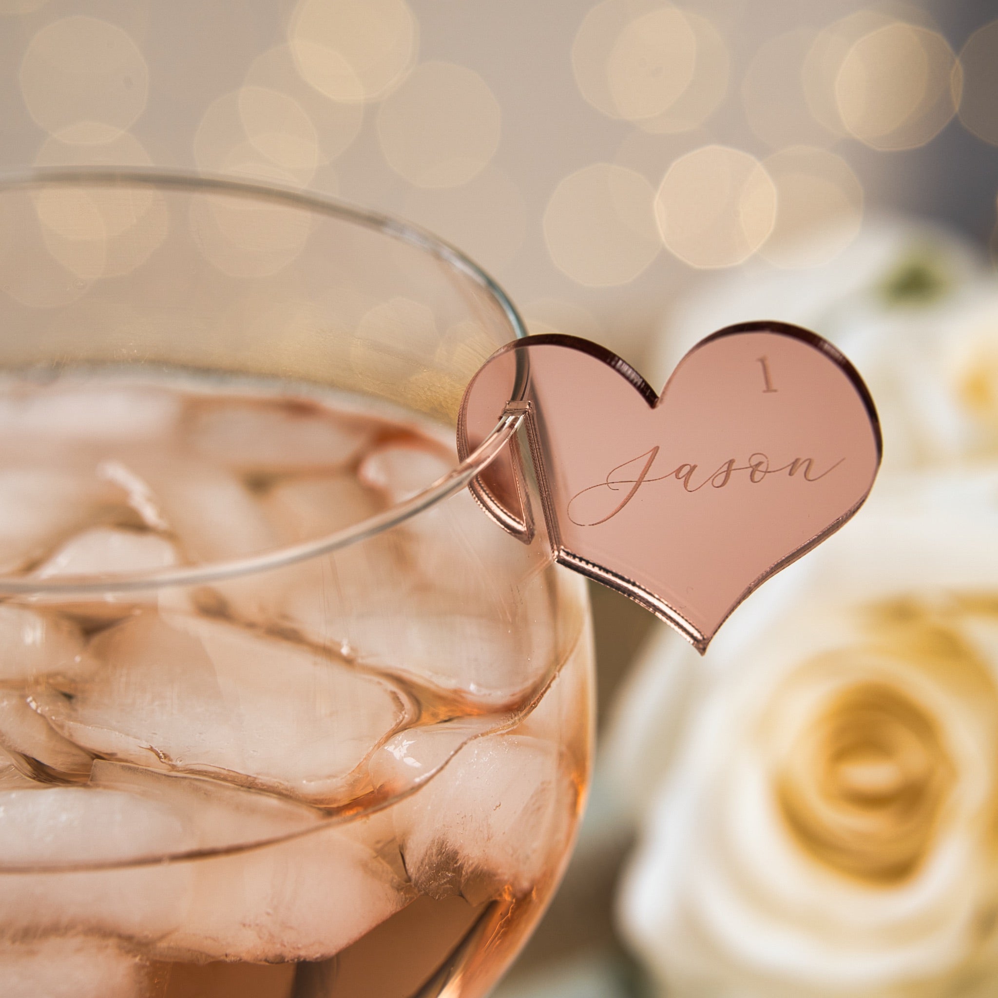 Seating Card Champagne Place Card