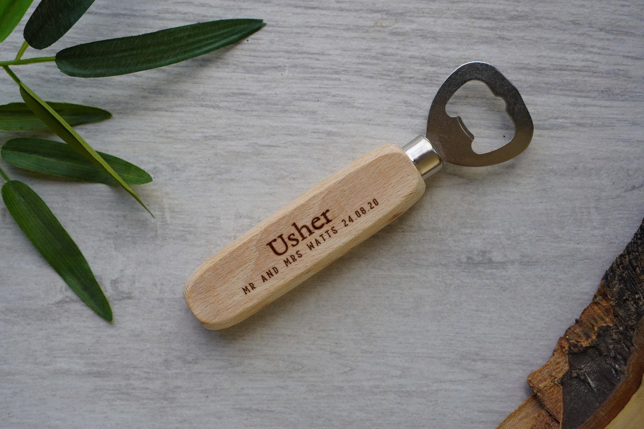 Personalised Bottle Opener Gift for Best Man, Father of the Bride etc