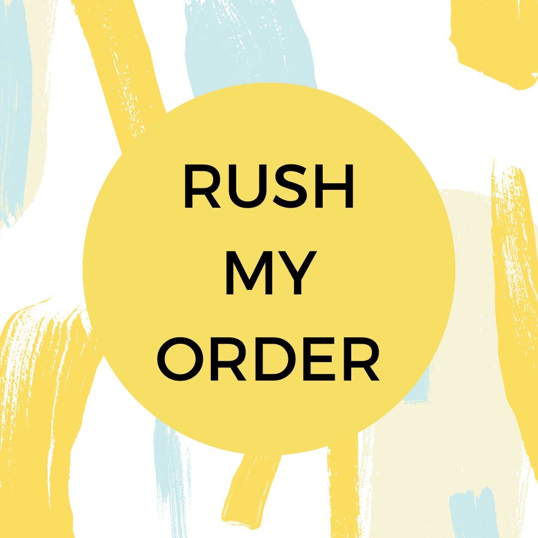 Rush My Order - If you need your item extra fast you can rush your order