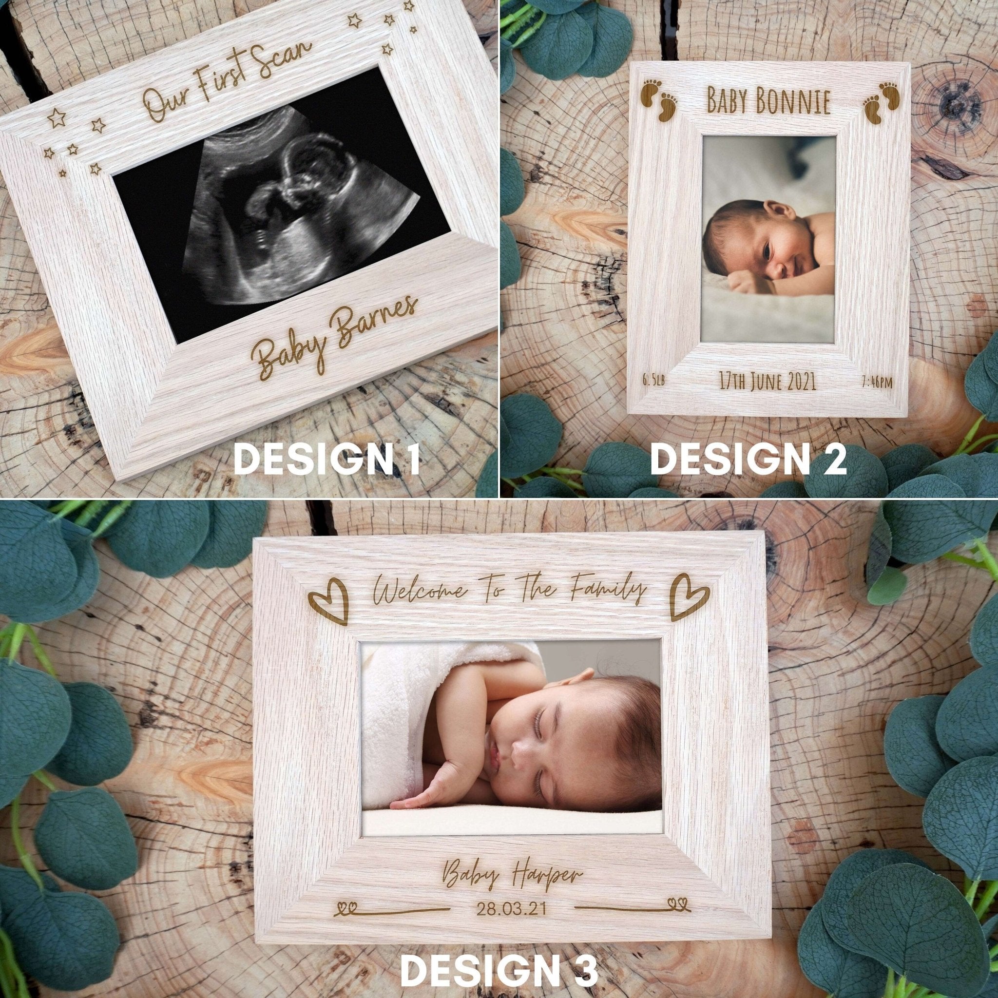 Personalised Baby Photo Frame