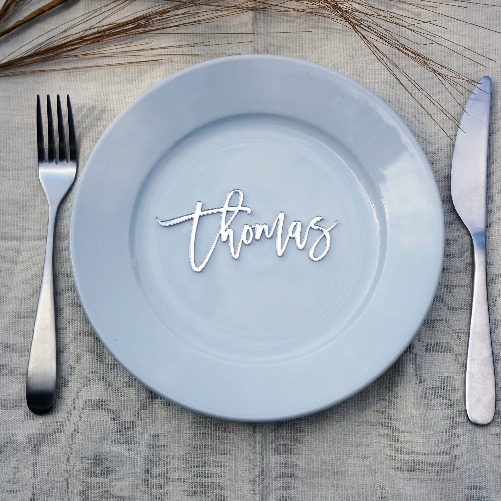 Mirror Acrylic Personalised Name Tags