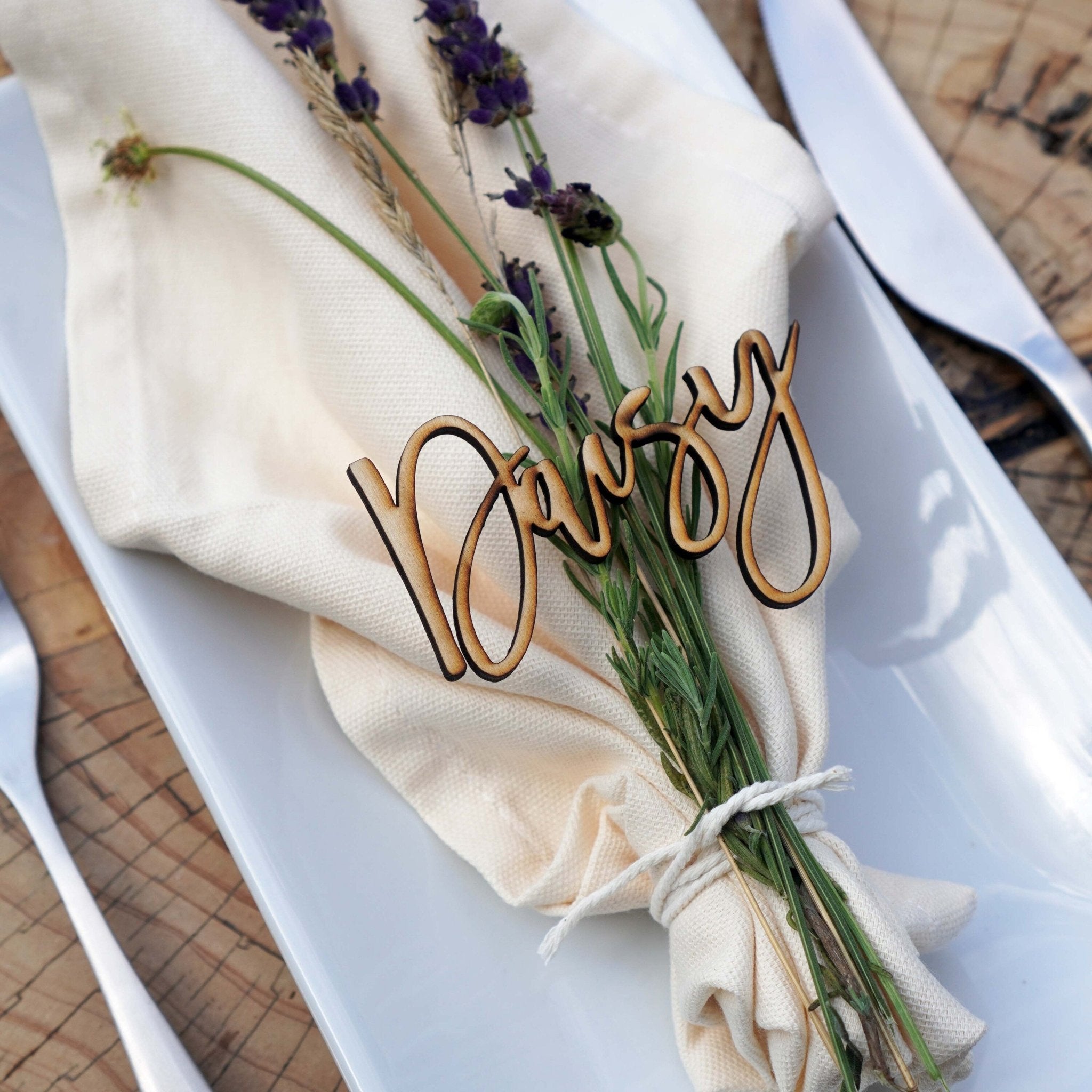 Personalised Rustic Wooden Place Names