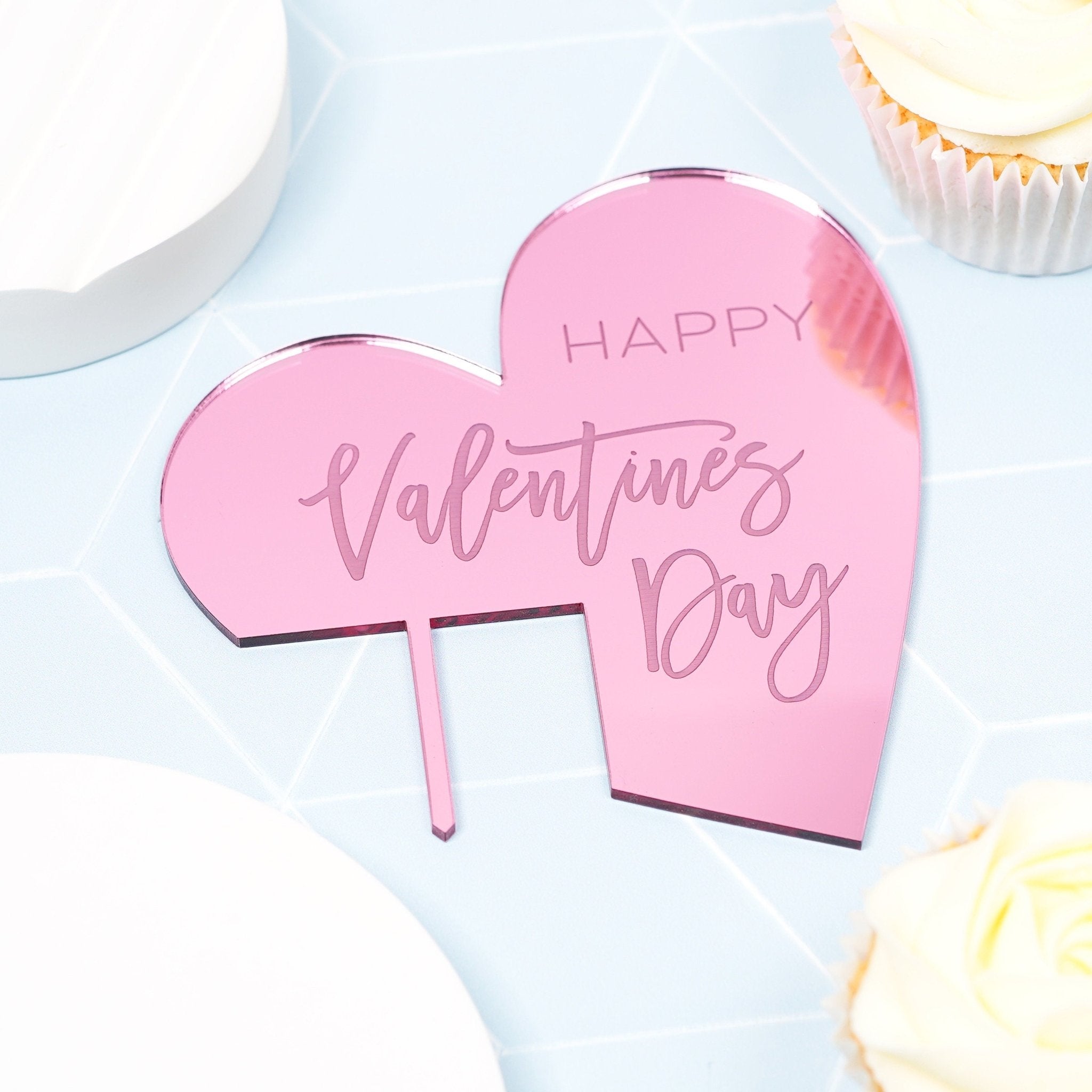 Heart Valentines Cake Charm