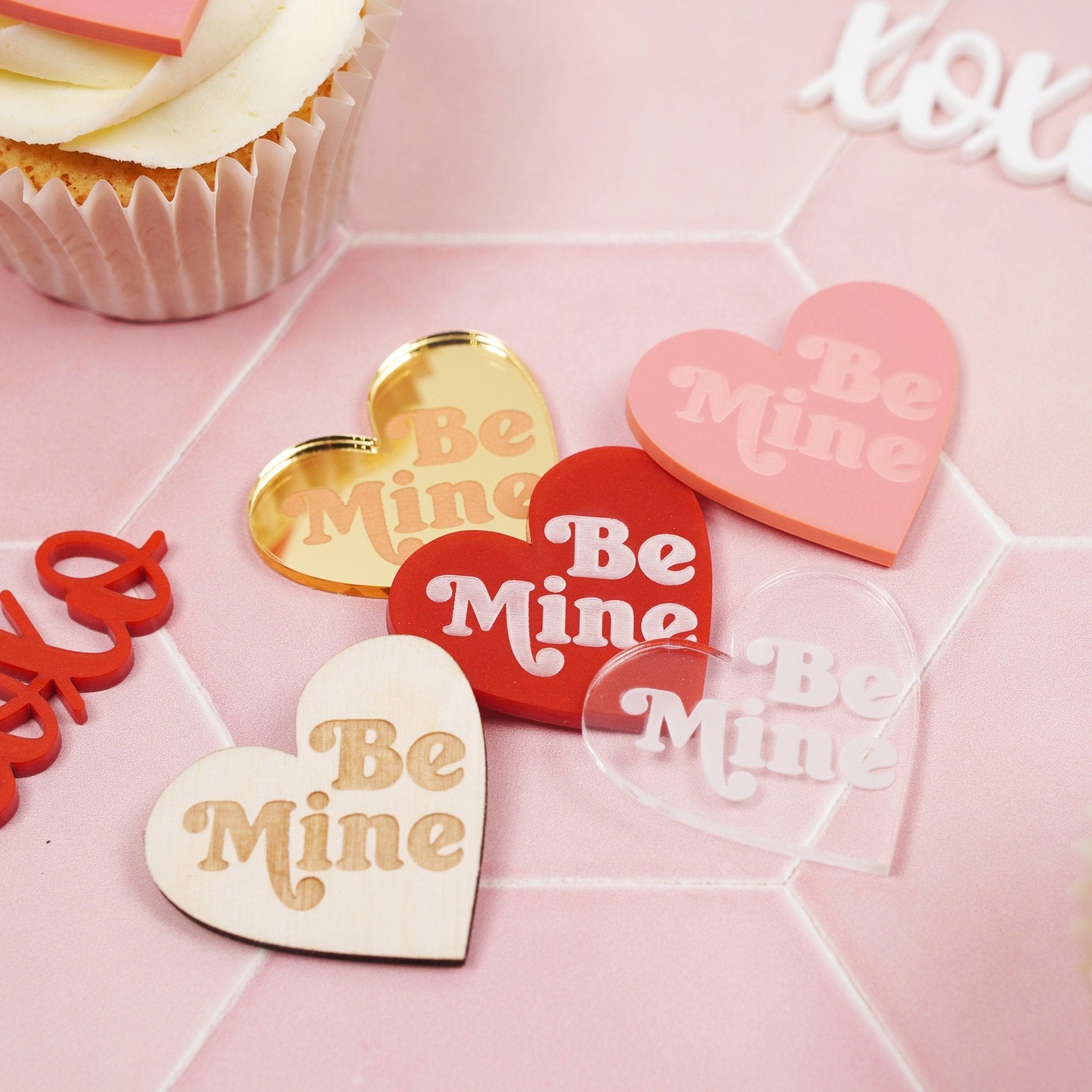 Be mine cake charm