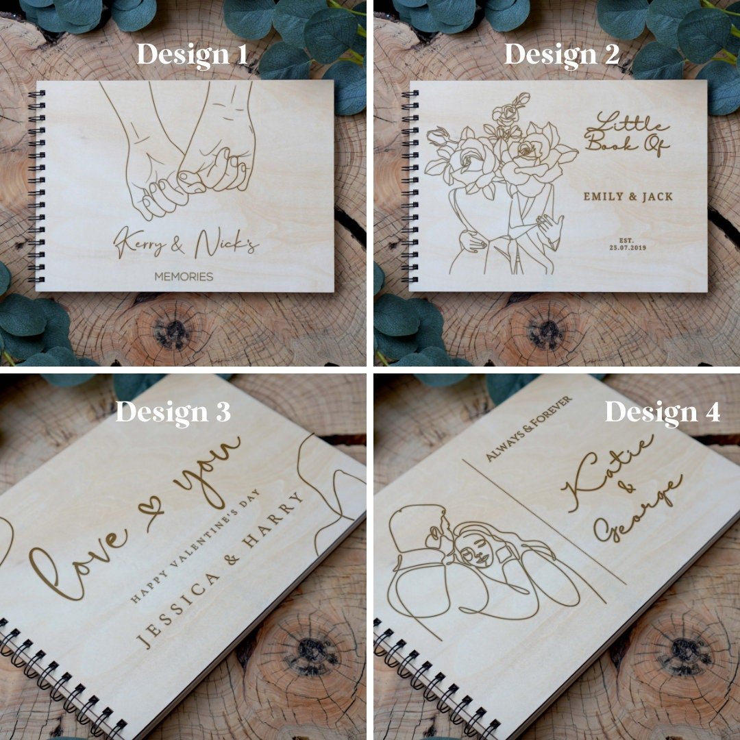 Personalised Valentines Day Gift Scrap Book