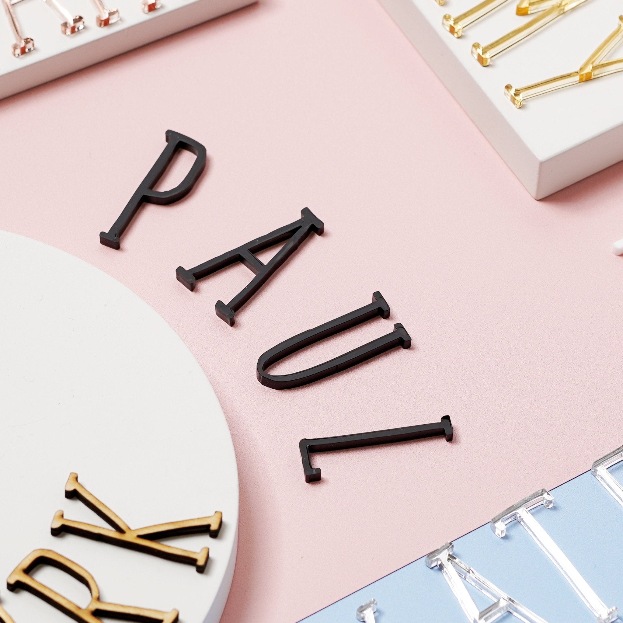 Cake Charm Individual Letters