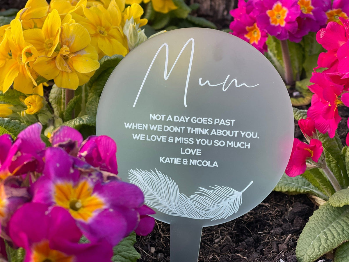 Personalised Grave Decoration