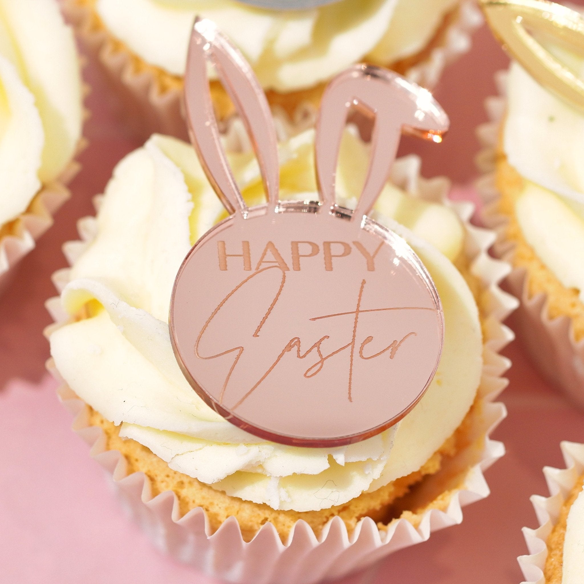 Easter bunny cupcake topper