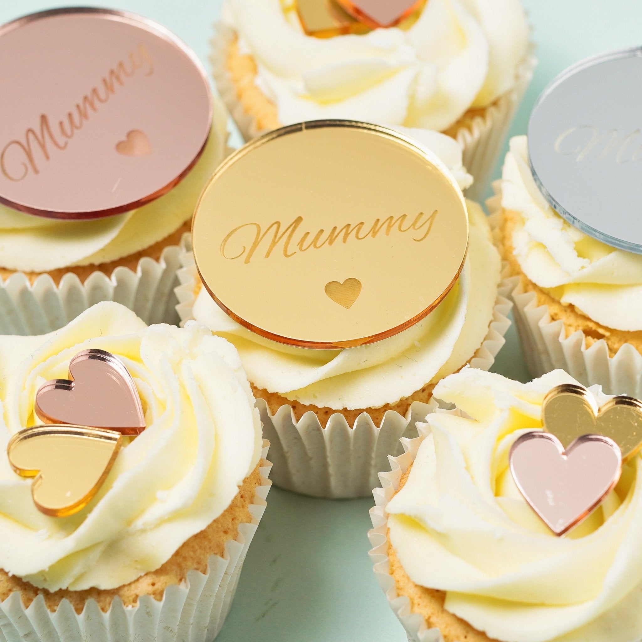 Acrylic Mummy Cupcake Topper / Gift Tag