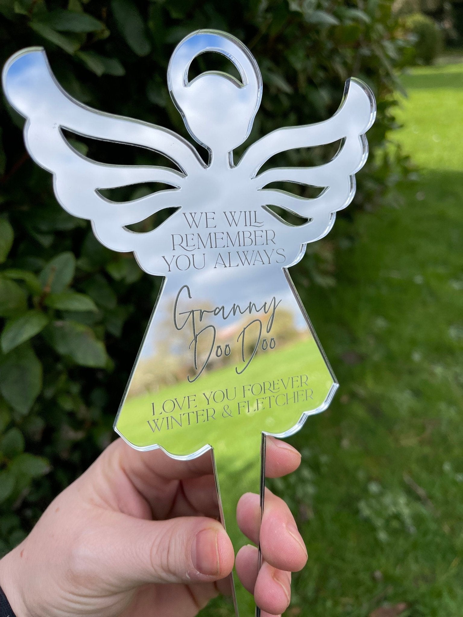 Custom Angel Grave Decoration