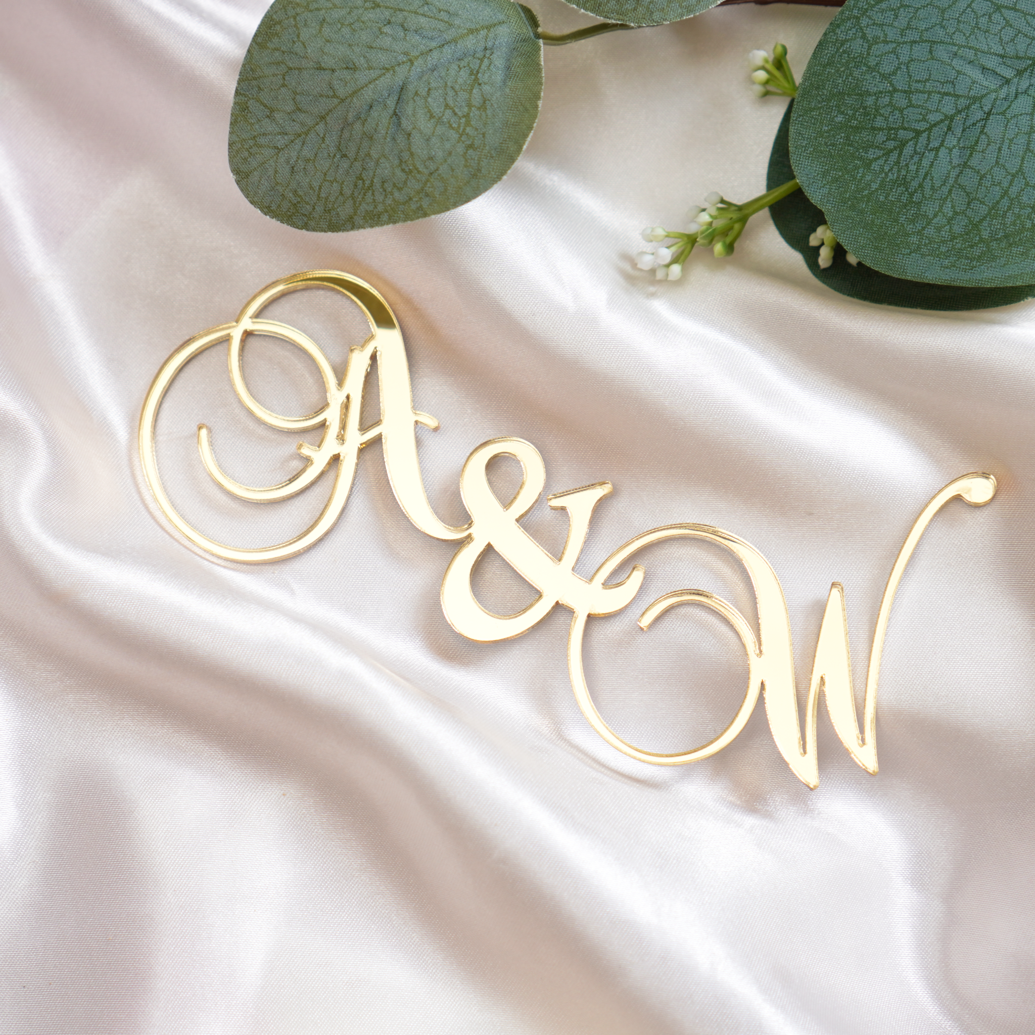 Initials Wedding Cake Charm