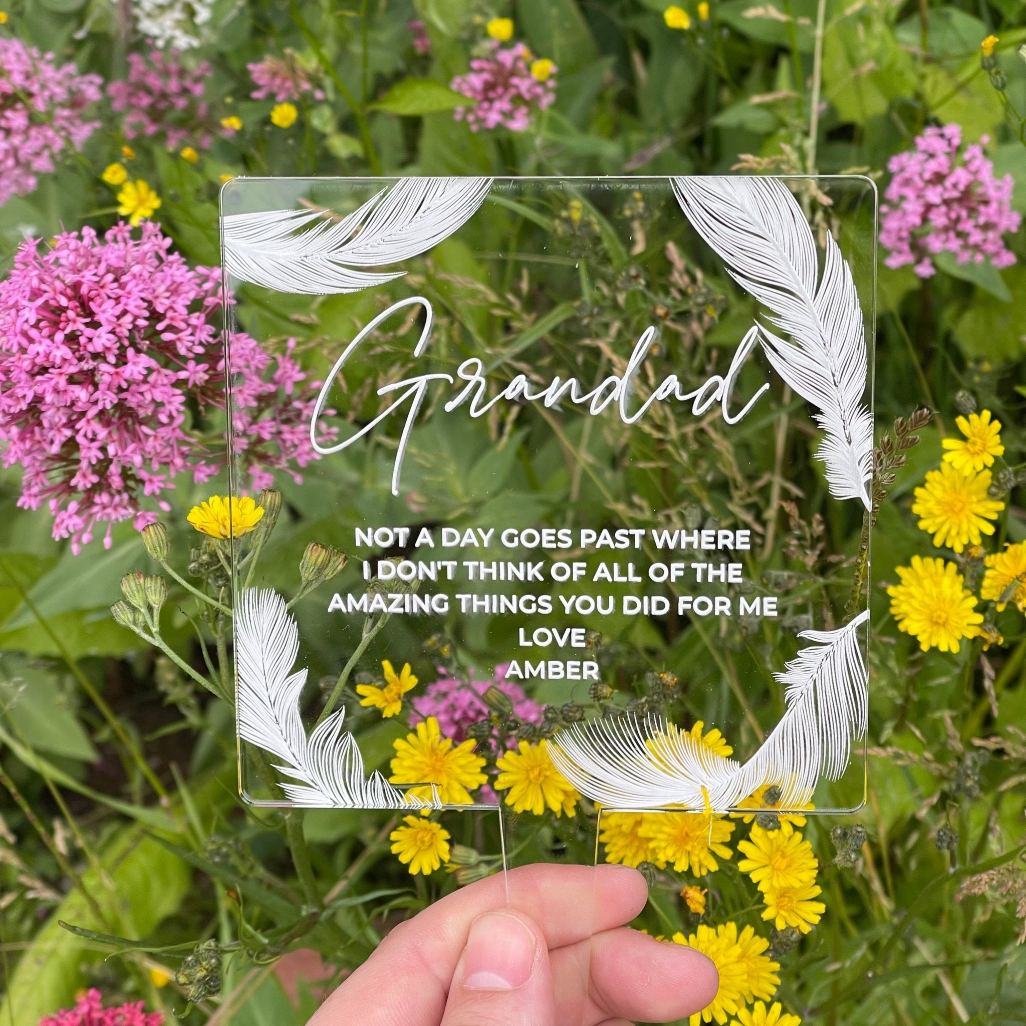 Personalised Memeorial Decoration