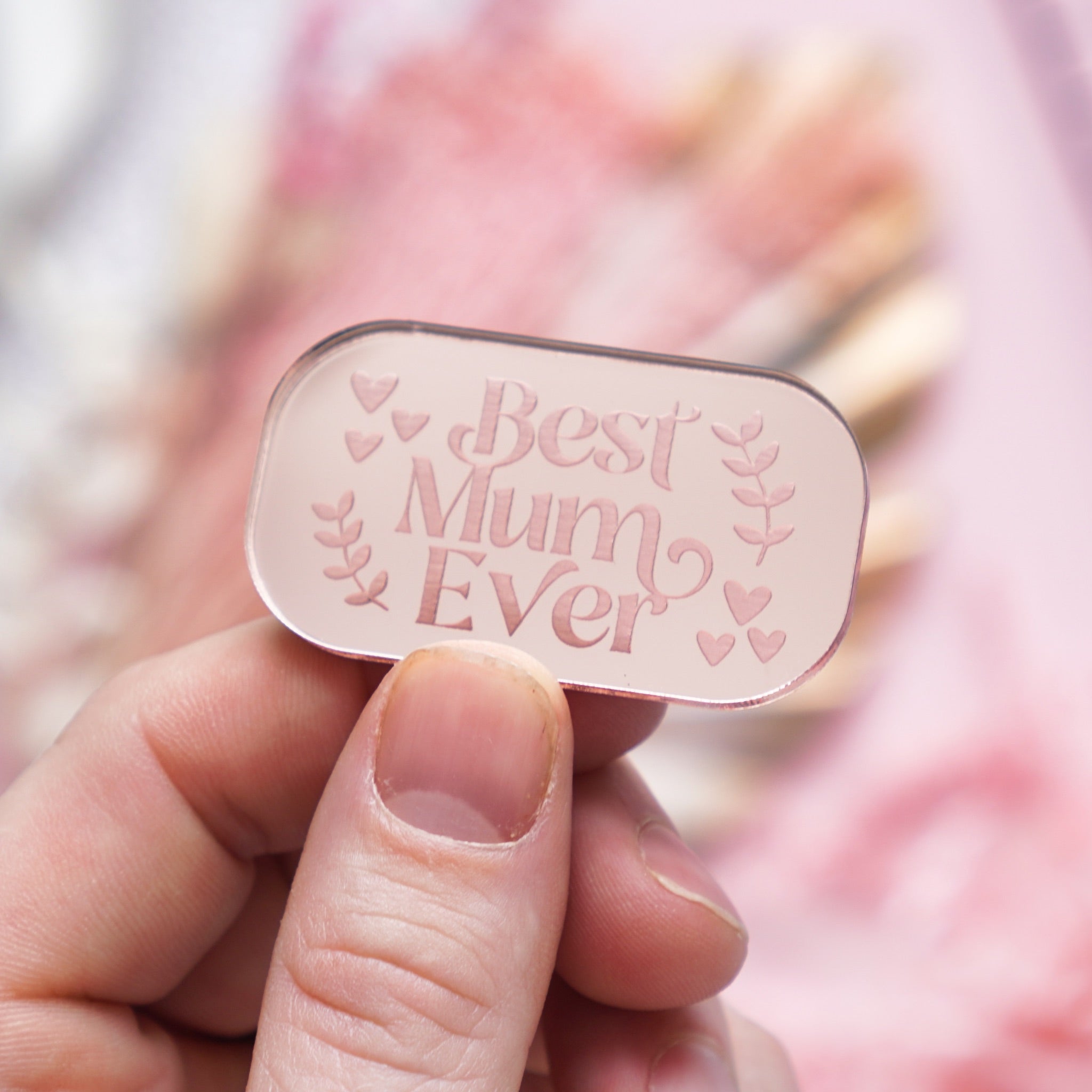 Best mom ever cake charm
