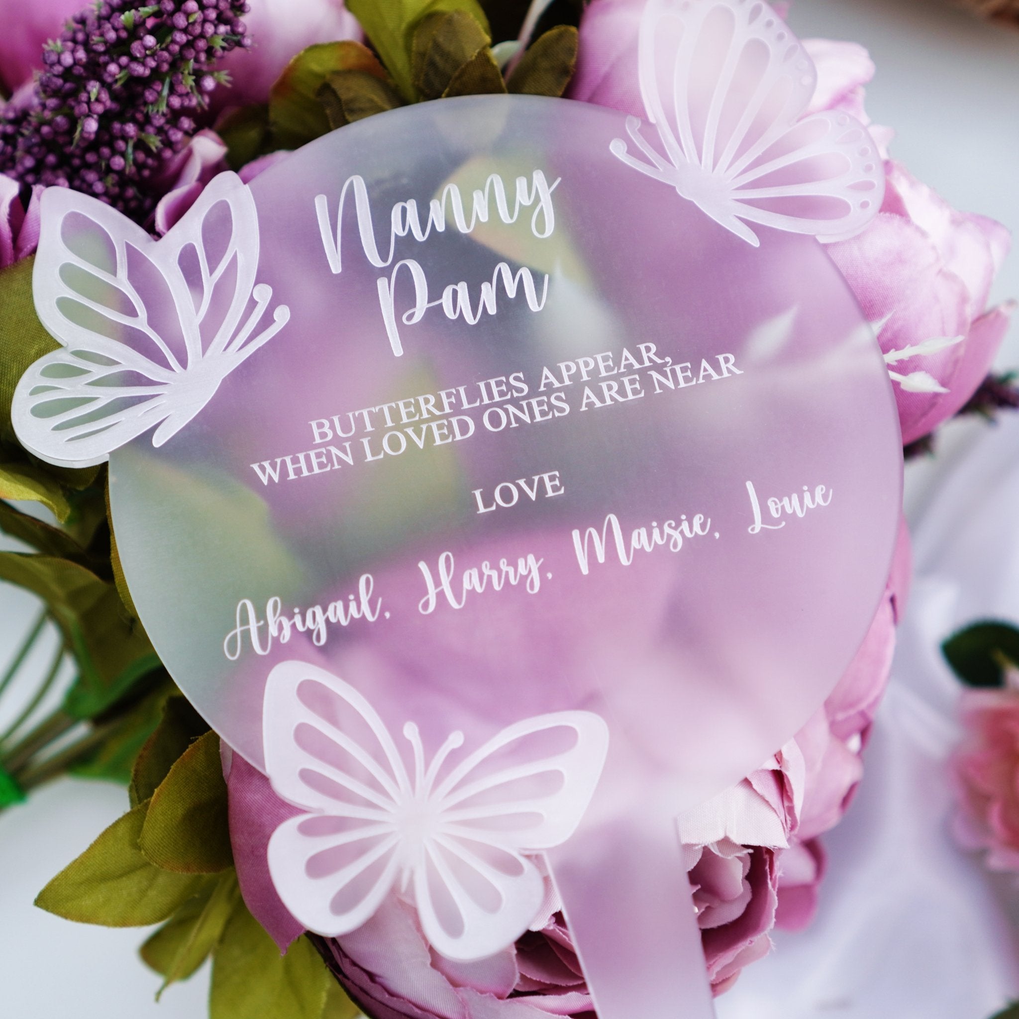 Mothers day memorial plaque