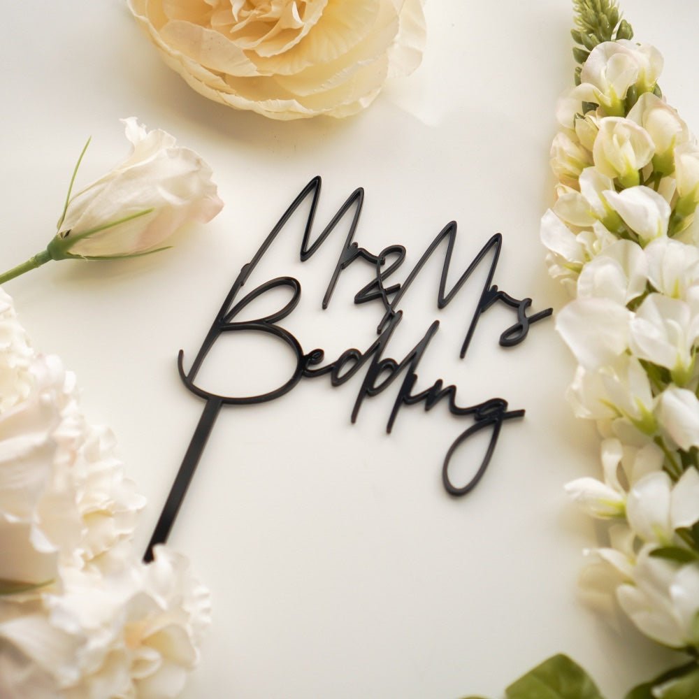 Mr and Mr Wedding cake topper